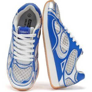 Women's Retro Fashion Sneakers Mesh Breathable White Casual Shoes